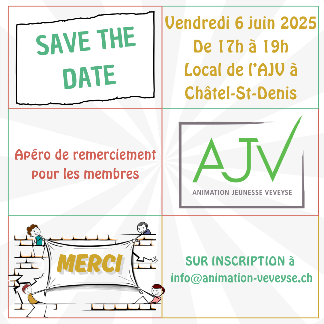 Flyer Apéro Animation Jeunesse de la Veveyse