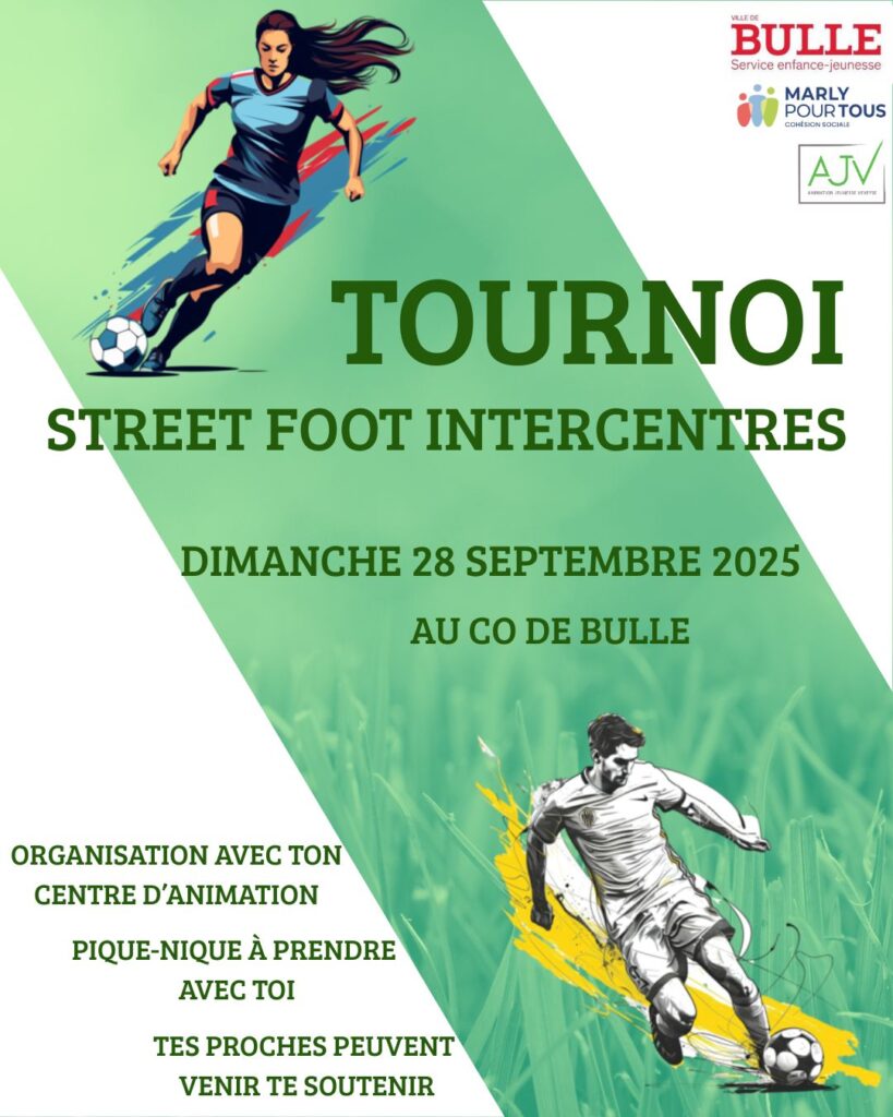 Flyer Tournoi 25 Avec Logo Animation Jeunesse de la Veveyse