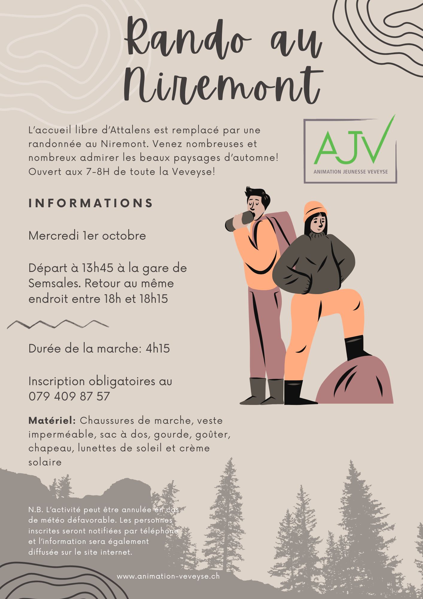 Rando-accueil (1) Animation Jeunesse de la Veveyse