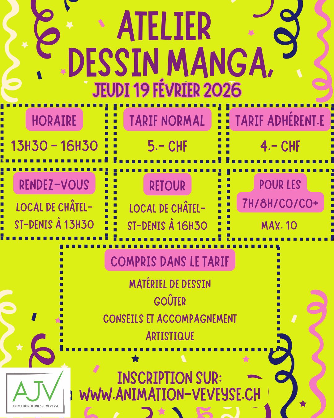 Manga Animation Jeunesse de la Veveyse