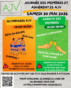 Journée Des Membres Et Adhérents Ajv 2026 Animation Jeunesse de la Veveyse