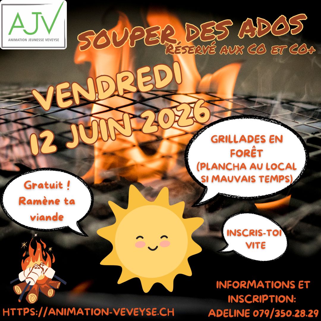 Souper 12.06 Animation Jeunesse de la Veveyse